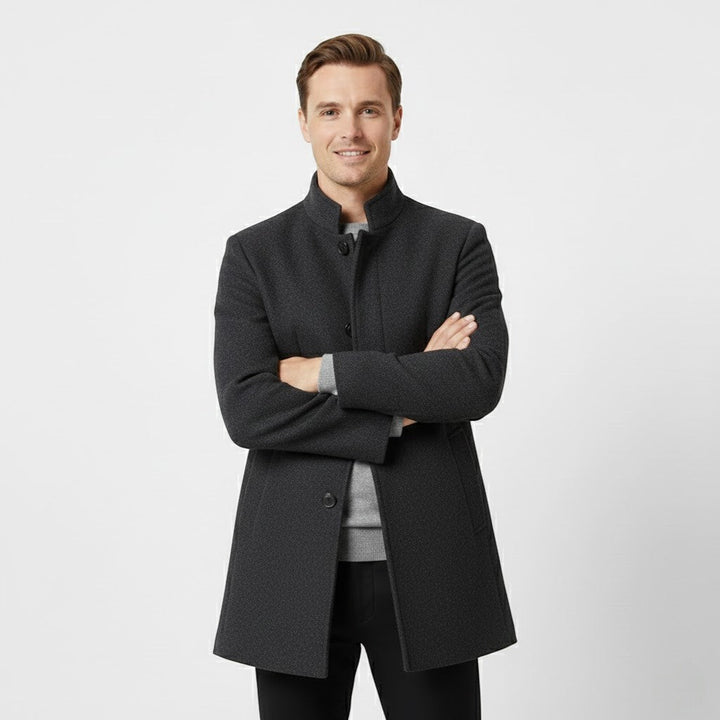 Men's Merino Wool Coat – Removable Insulating Lining