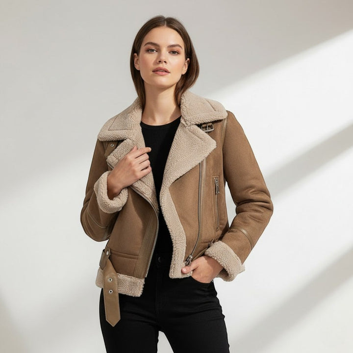 Women's Suede Jacket – Structured Fit