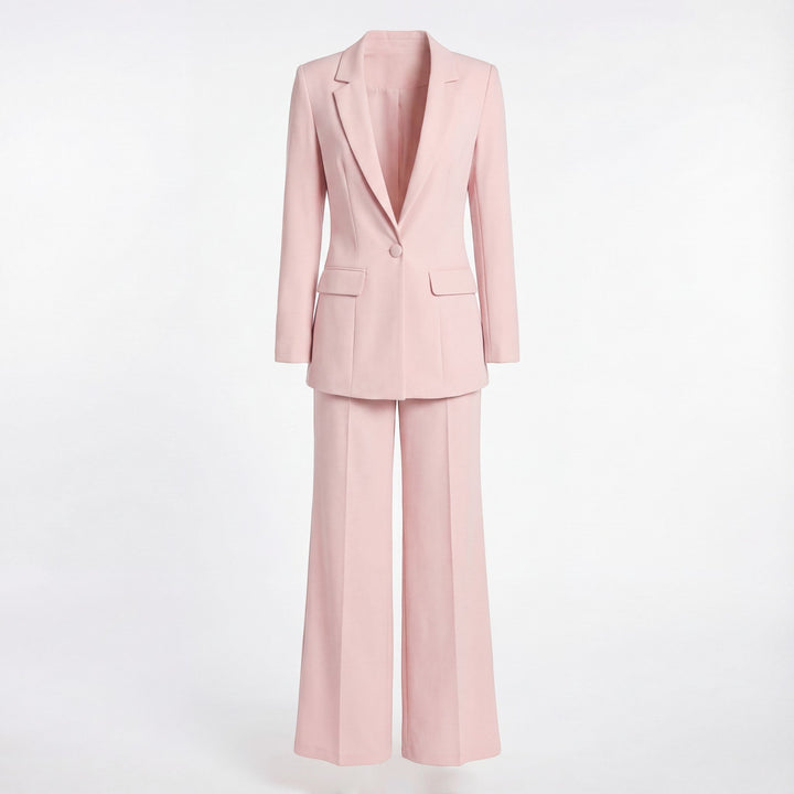 Women's Tailored Two-Piece Set – Blazer and Trousers