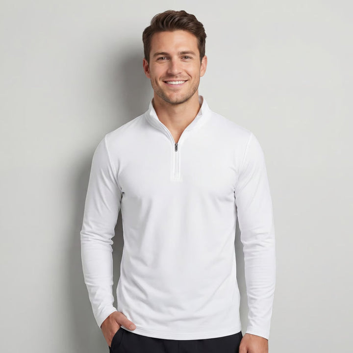 Men's Quarter Zip Sweatshirt – Smooth Athletic Knit