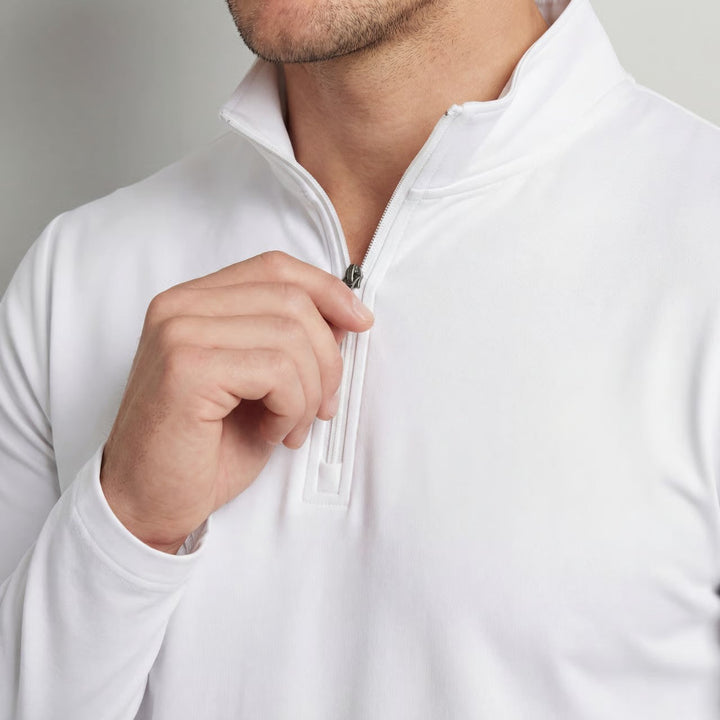 Men's Quarter Zip Sweatshirt – Smooth Athletic Knit