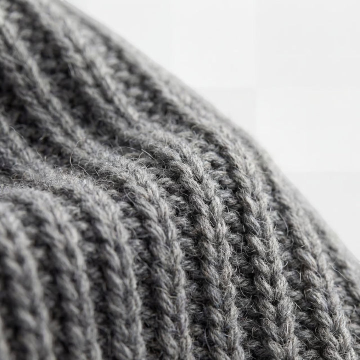 Men's Oversized Jumper – Thick Ribbed Wool Blend Knit