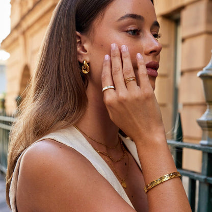 Ivory Pearl Gold-Tone Ring