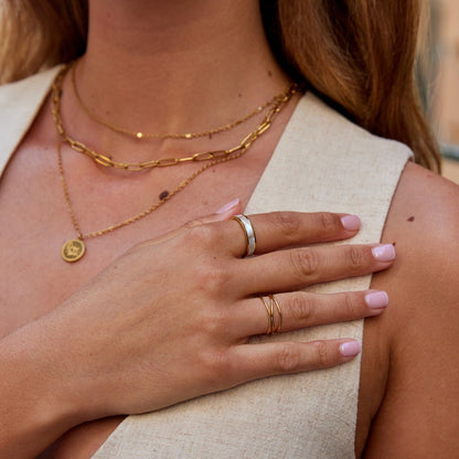 Ivory Pearl Gold-Tone Ring