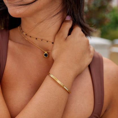 Kim Crystal Bangle