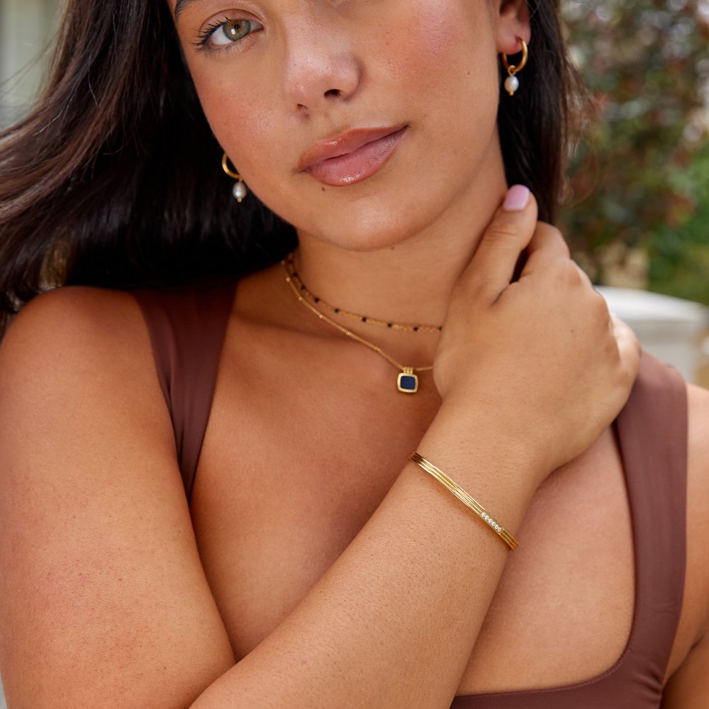 Kim Crystal Bangle