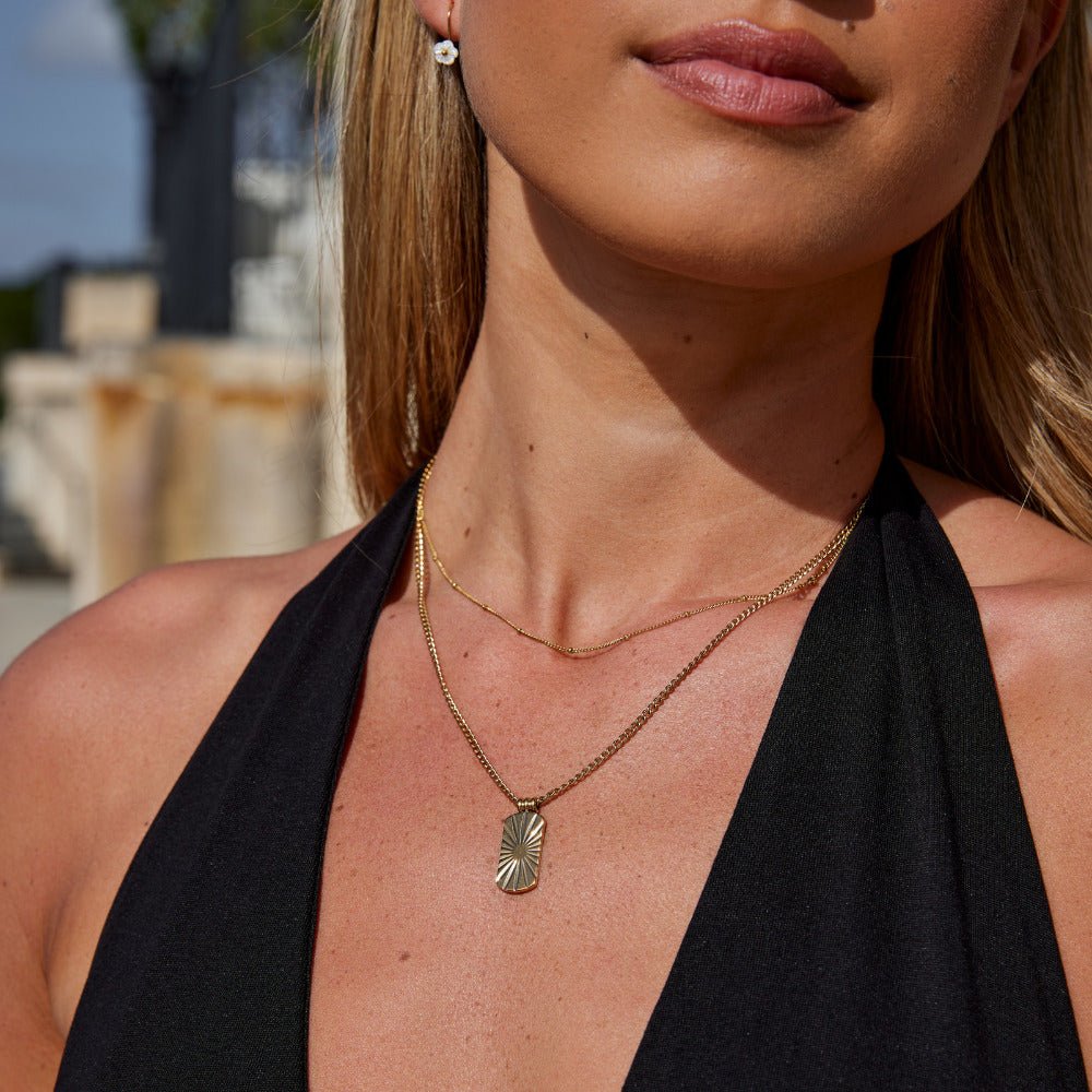 Kiya Gold-Tone Pendant Necklace