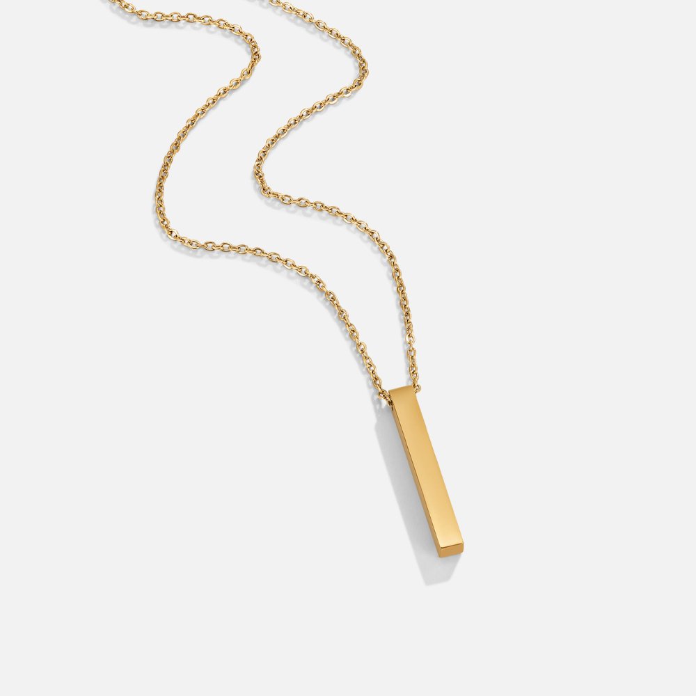 Lala Gold-Tone Bar Necklace