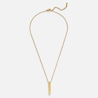 Lala Gold-Tone Bar Necklace
