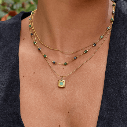 Lara Vintage Gold-Tone Necklace