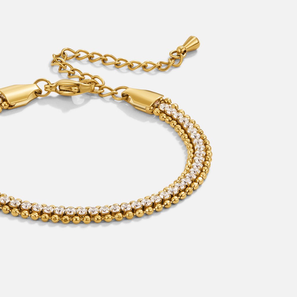 Adison Layered Crystal Bracelet