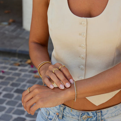 Adison Layered Crystal Bracelet