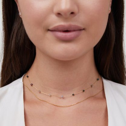 Alana Layered Gold-Tone Stone Necklace