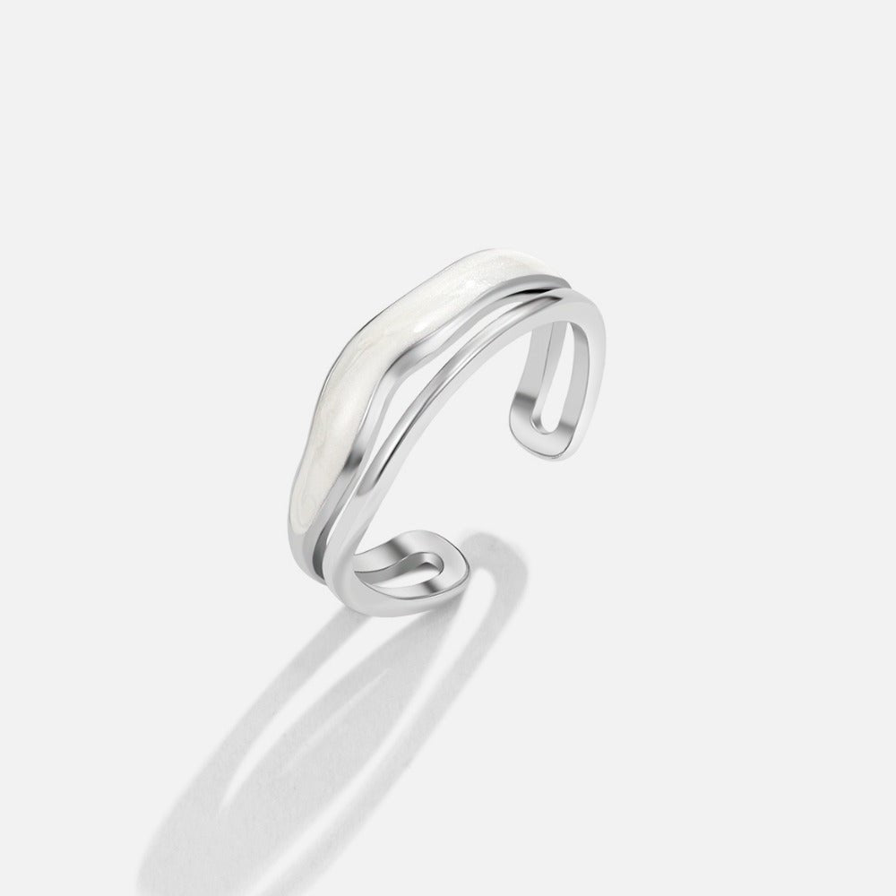 Sahara Silver-Tone Layered Ring