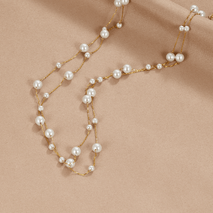Tori Layered Pearl Necklace