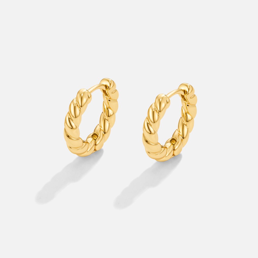 Layla Gold-Tone Twist Earrings