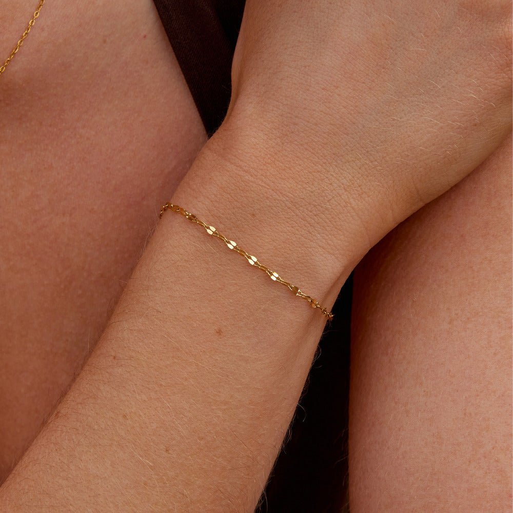 Leila Gold-Tone Chain Bracelet