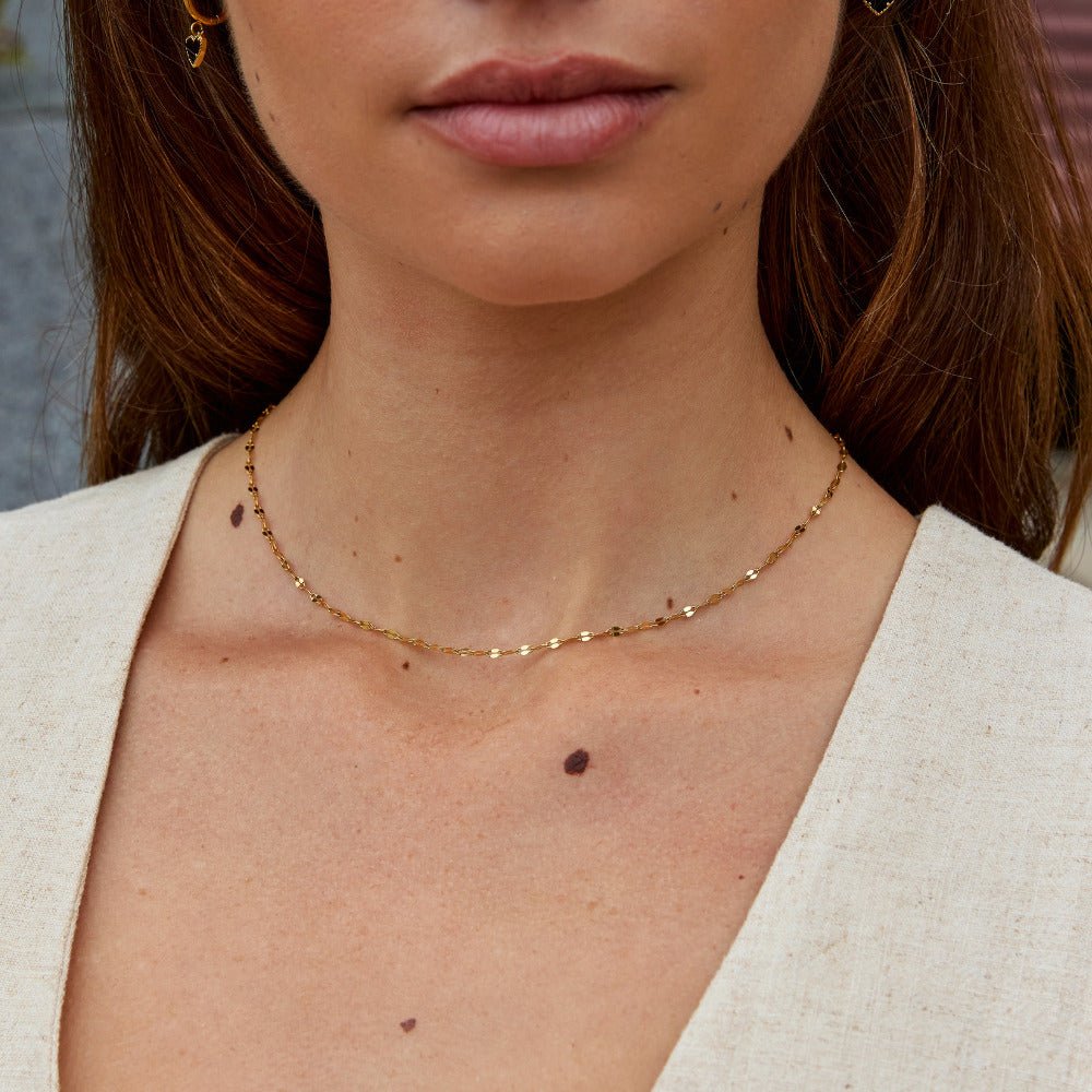 Leila Gold-Tone Chain Necklace