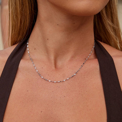 Leila Silver-Tone Chain Necklace