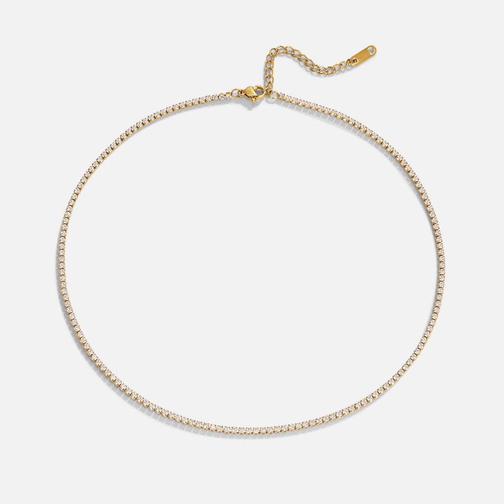 Cordelia Gold-Tone Crystal Necklace