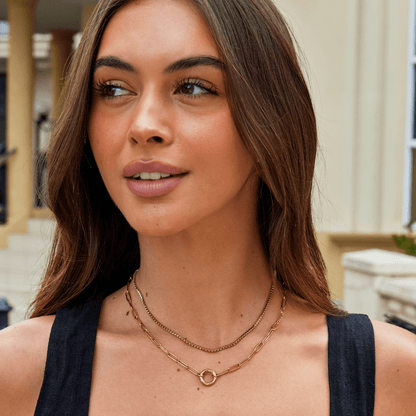 Cordelia Gold-Tone Crystal Necklace