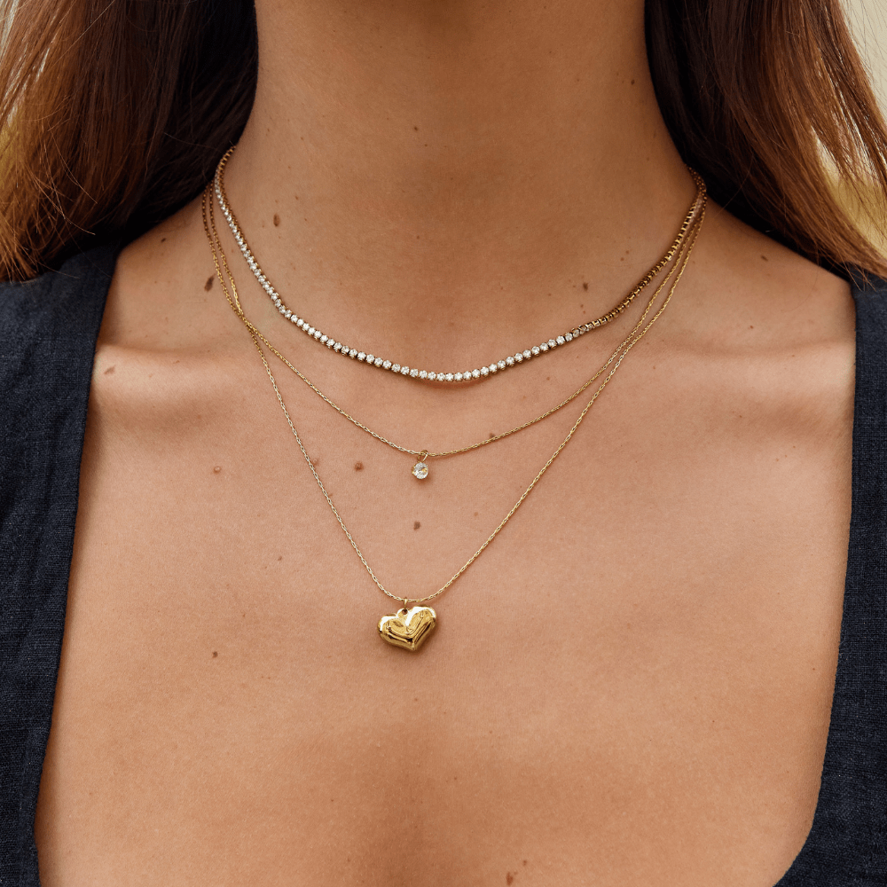 Cordelia Gold-Tone Crystal Necklace