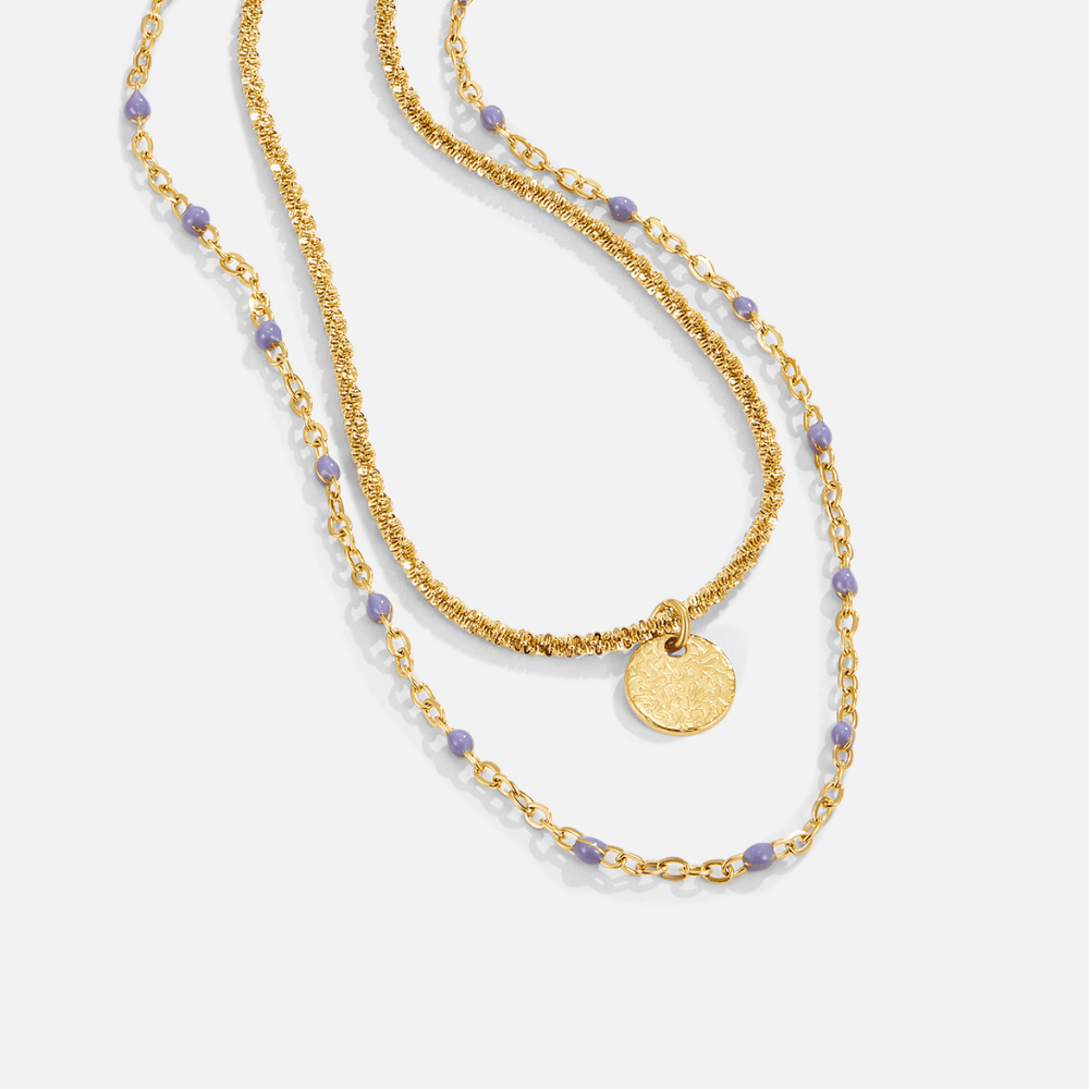 Lia Layered Gold-Tone Coin Necklace