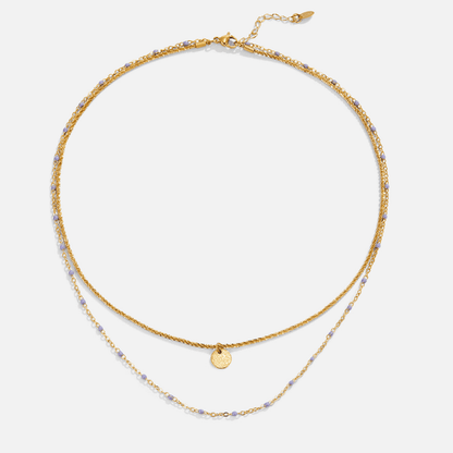 Lia Layered Gold-Tone Coin Necklace