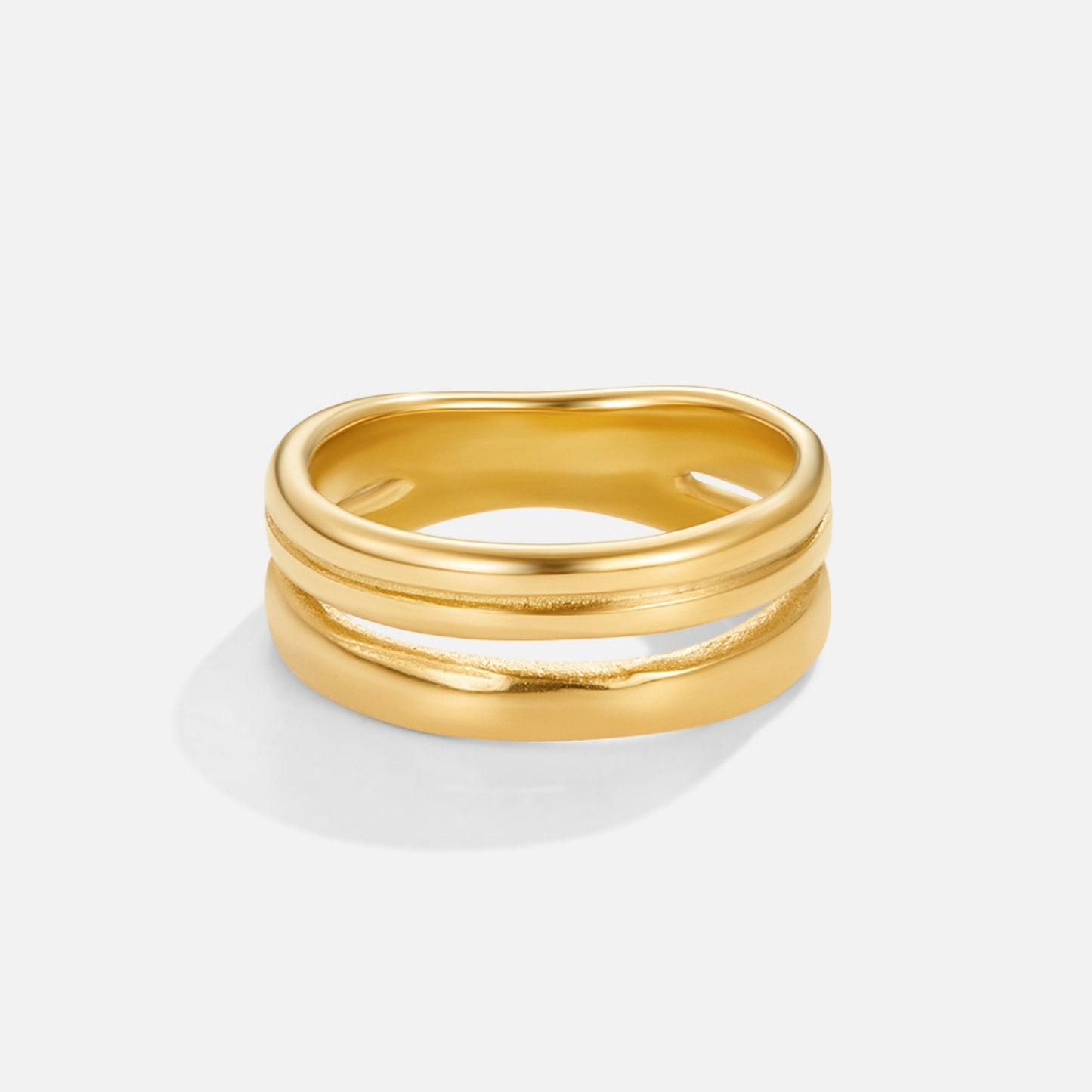 Lia Gold-Tone Layered Ring