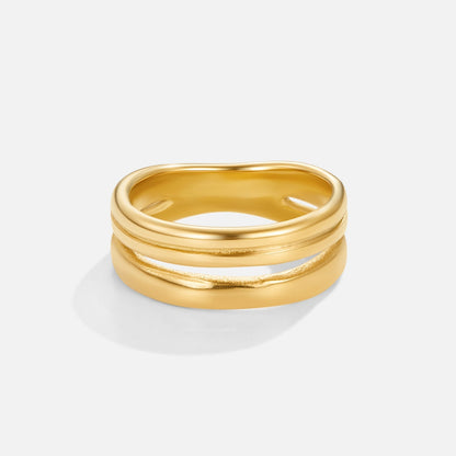 Lia Gold-Tone Layered Ring