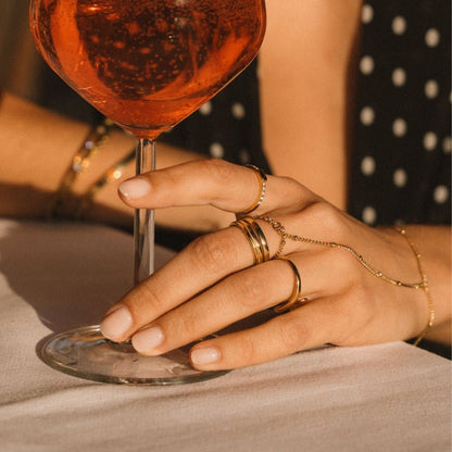 Lia Gold-Tone Layered Ring