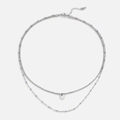 Lia Layered Silver-Tone Coin Necklace