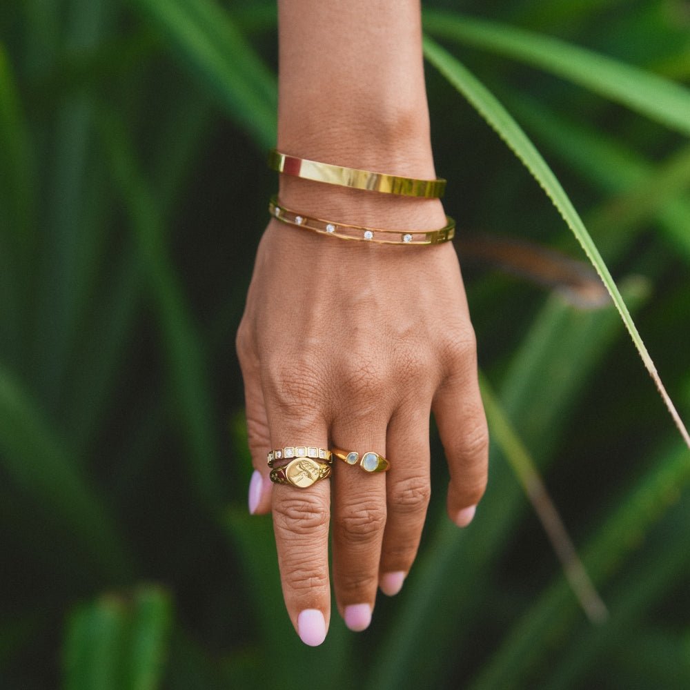 Rina Gold-Tone Bangle