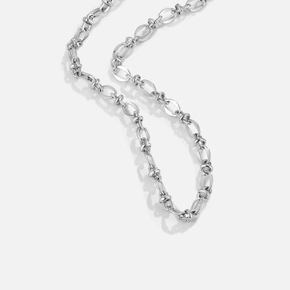 Silver-Tone Link Chain Necklace