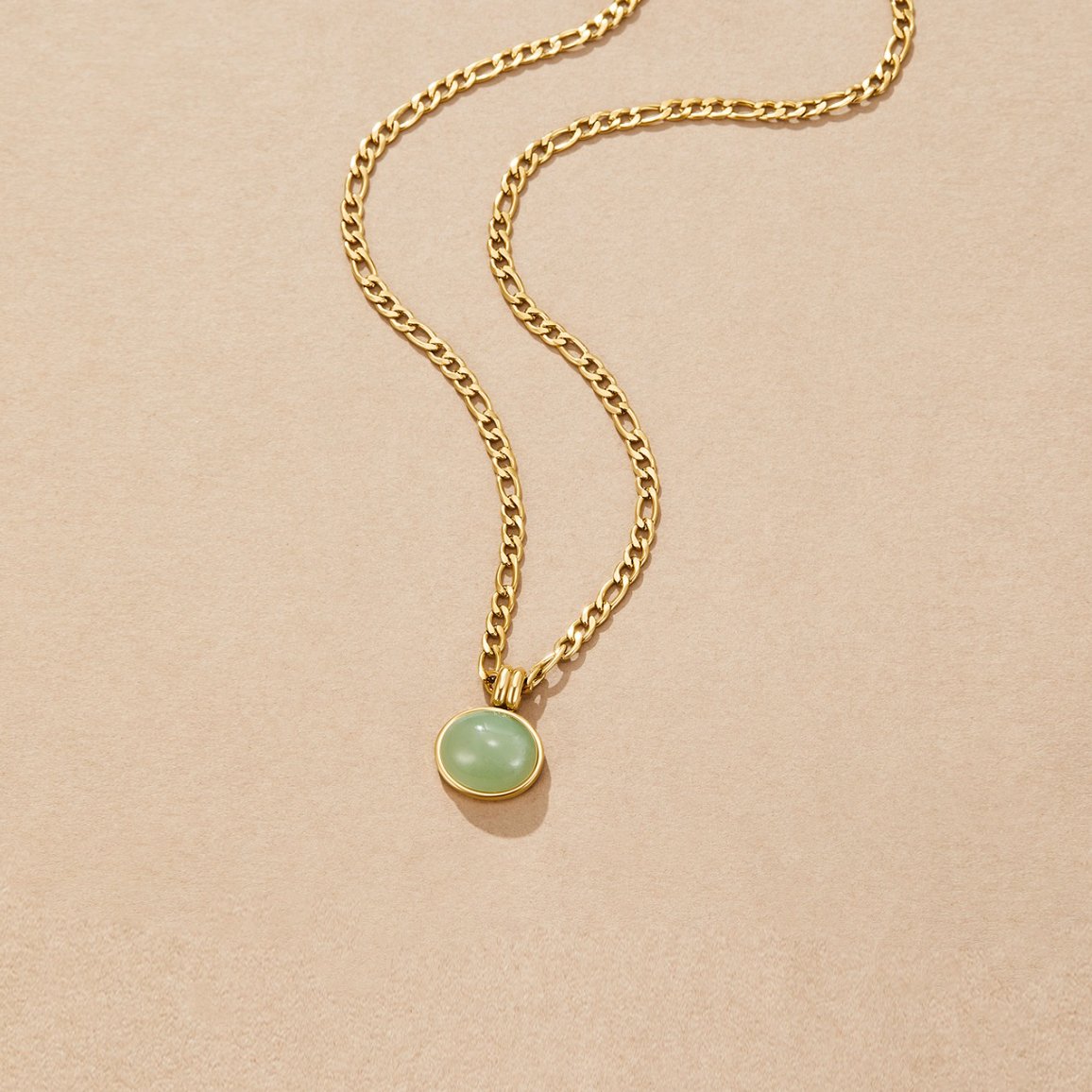 Liza Jade Green Pendant Necklace