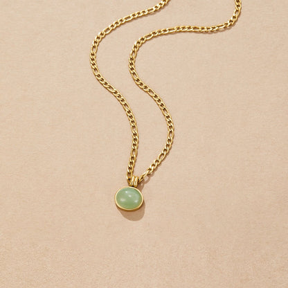 Liza Jade Green Pendant Necklace