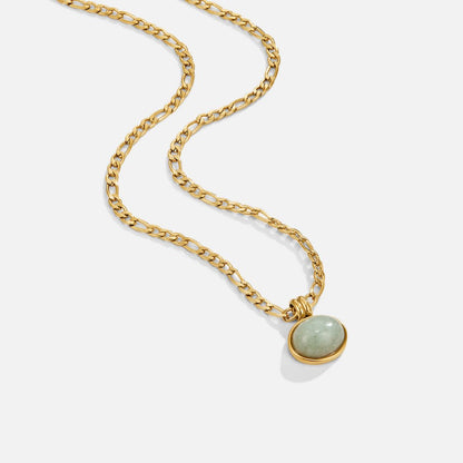 Liza Jade Green Pendant Necklace