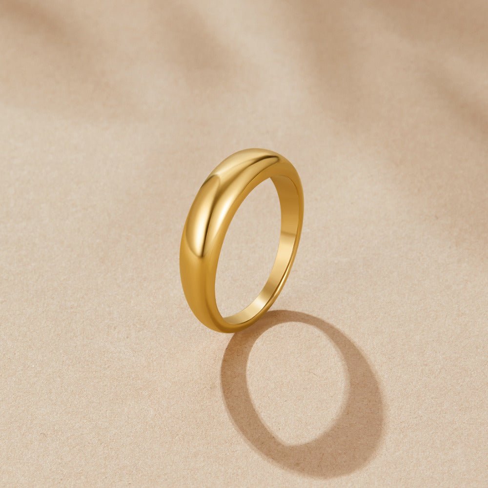 Lois Gold-Tone Band Ring