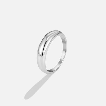 Lois Silver-Tone Band Ring