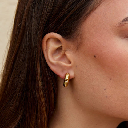 Lulu Spring Hoop Earrings