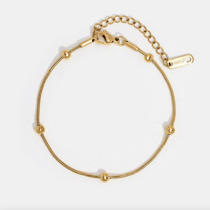 Luna Gold-Tone Beaded Bracelet
