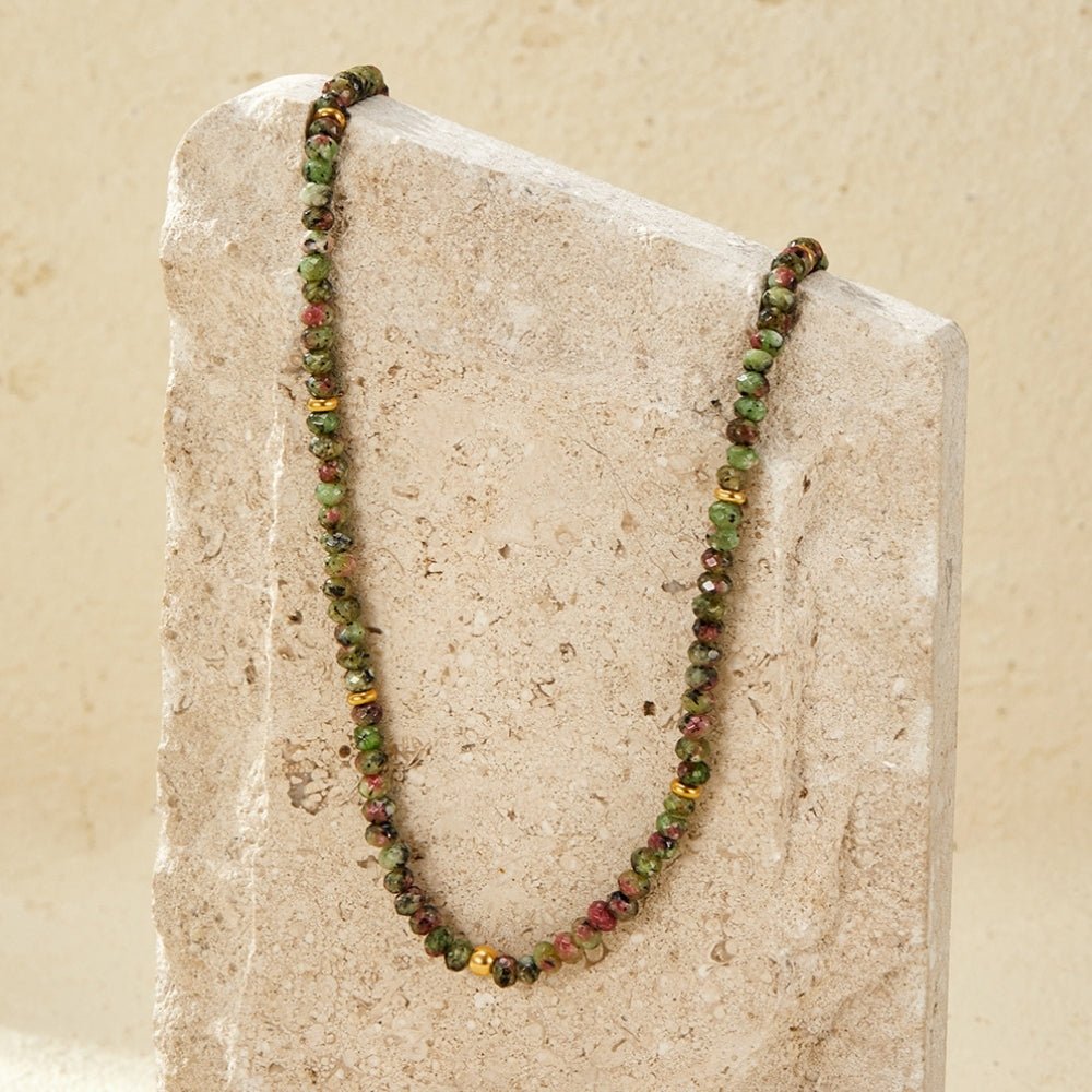 Lush Green Bead Necklace