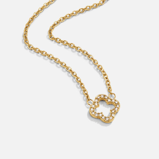 Crystal Clover Necklace