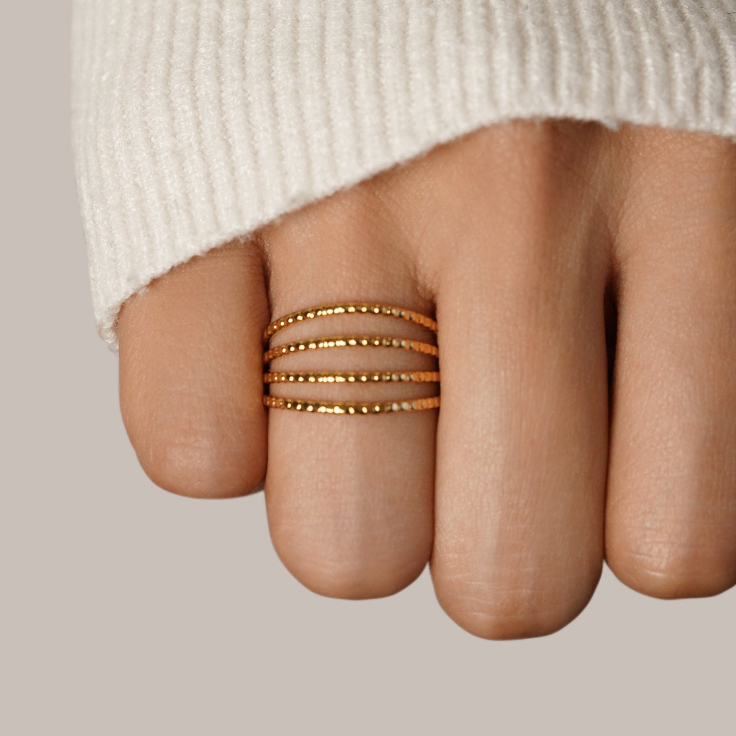 Madison Layered Gold-Tone Ring