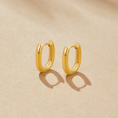 Madison Gold-Tone Hoop Earrings
