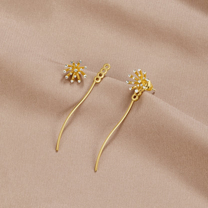 Make a Wish Dandelion Gold-Tone Earrings