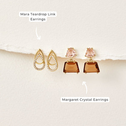 Mara Teardrop Drop Earrings