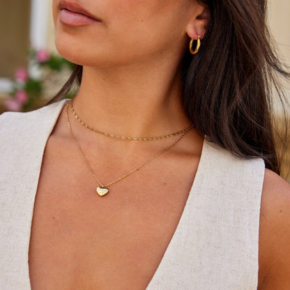 Marina Gold-Tone Love Necklace