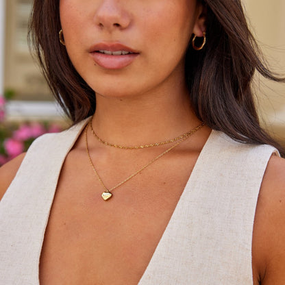 Marina Gold-Tone Love Necklace
