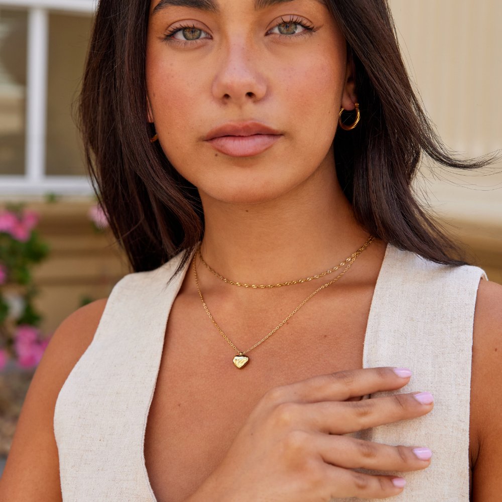 Marina Gold-Tone Love Necklace